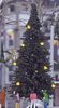 Busch 5413 H0 Christmas tree, lighted