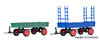 Kibri 15702 H0 Two agricultural trailers