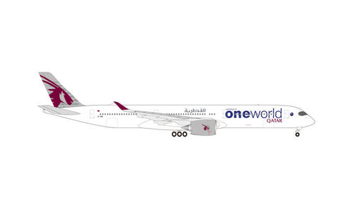 Herpa 535144 1:500 Airbus A350-1000 "Qatar/Oneworld"