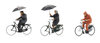 Artitec 5870016 H0 Radfahrer im Regen