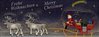 Preiser 30399 H0 Santa Claus with sleigh and four reindeers